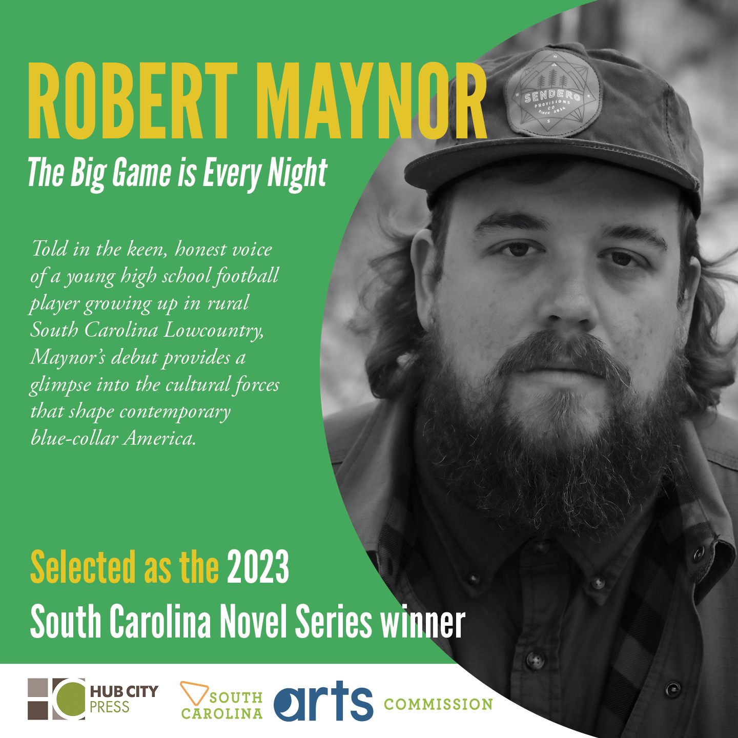 Hub City Press and South Carolina Arts Commissions Announce Novel